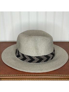 Olive & Pique Grey Paper Sun Hat